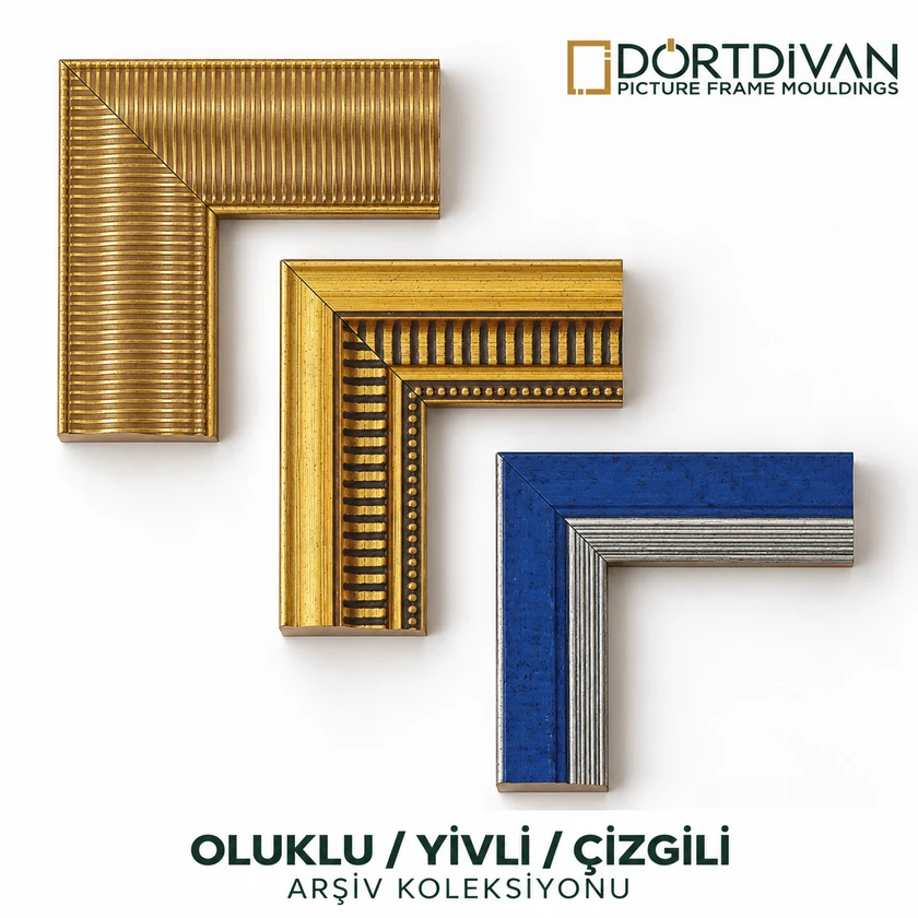 Oluklu / yivli / çizgili