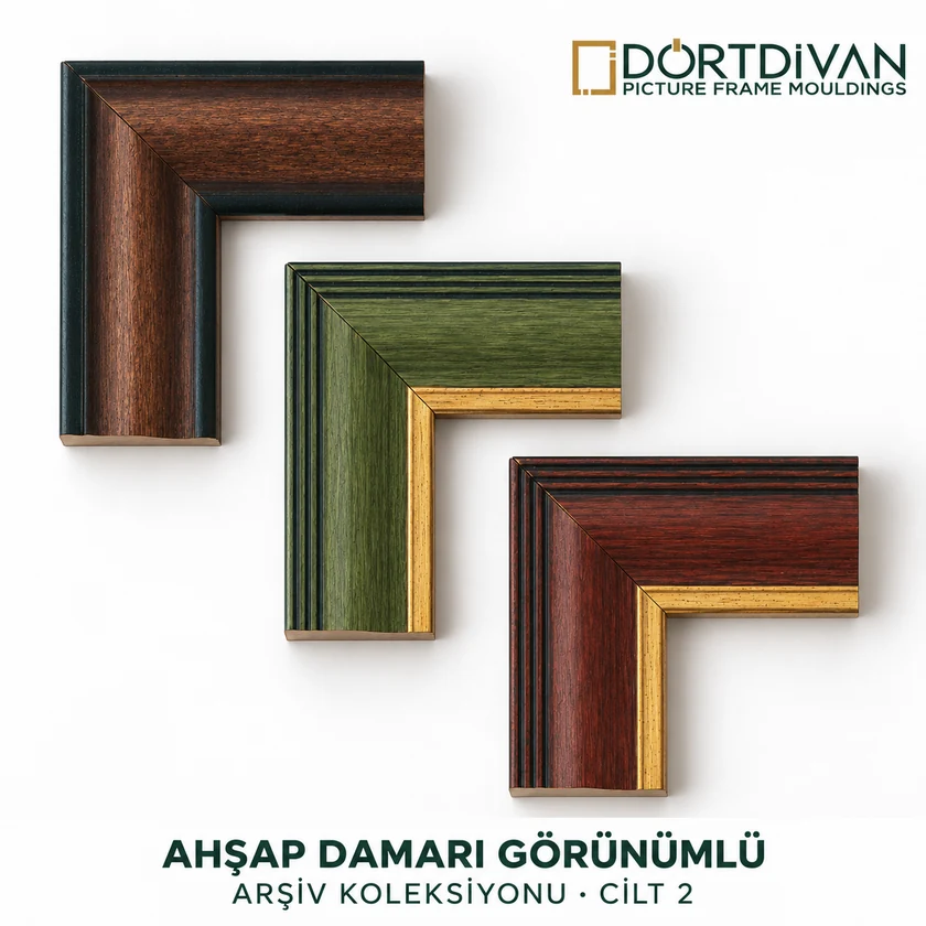Ahşap damarı görünümlü · Cilt 2