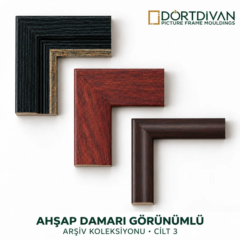 Ahşap damarı görünümlü · Cilt 3