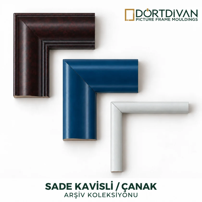 Sade kavisli / çanak