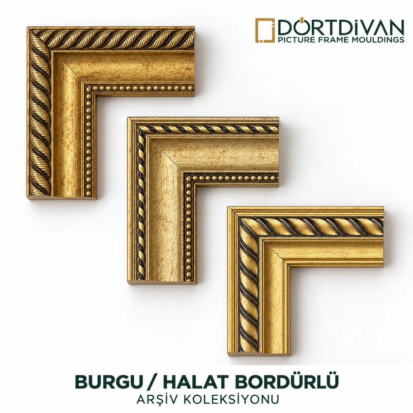Burgu / halat bordürlü