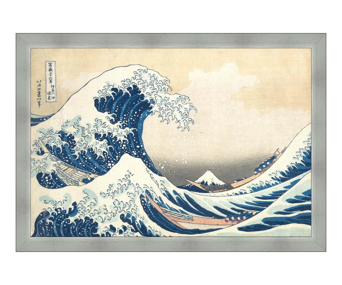 Katsushika Hokusai — Büyük Dalga, Dörtdivan DC2235-2 çerçevesiyle