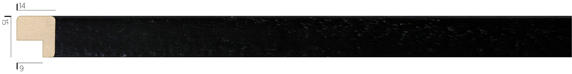 1455 ahşap çerçeve profili