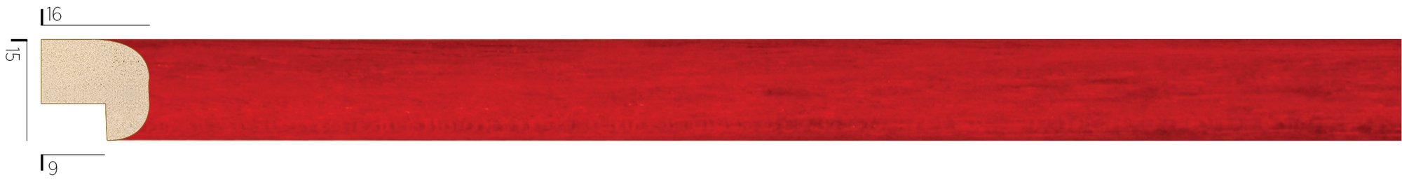 1575 ahşap çerçeve profili