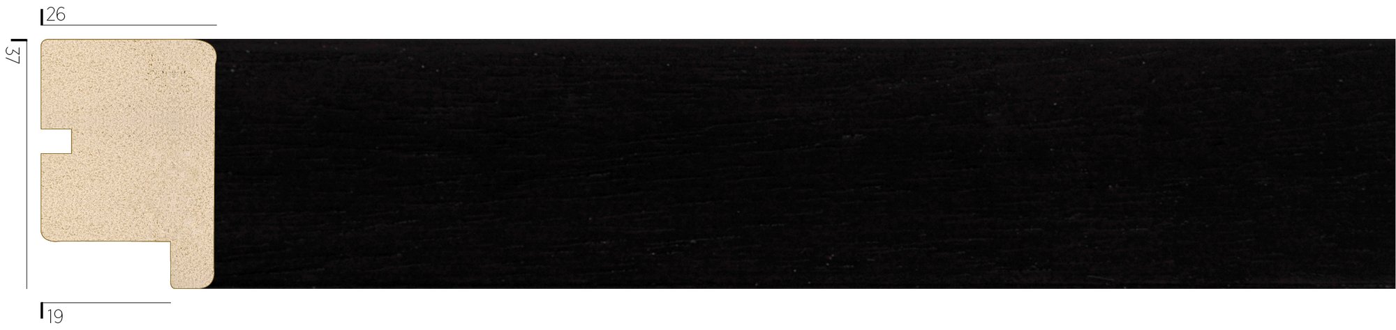 3730-06 ahşap çerçeve profili